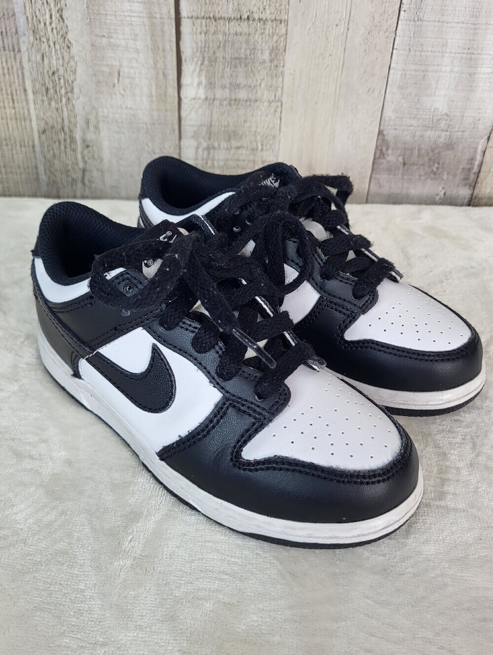 Nike Panda Dunks Black & White Low-Top Sneakers. Size 13C